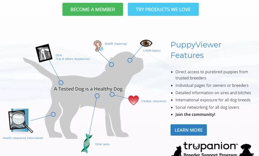 Puppyviewer.com screenshot